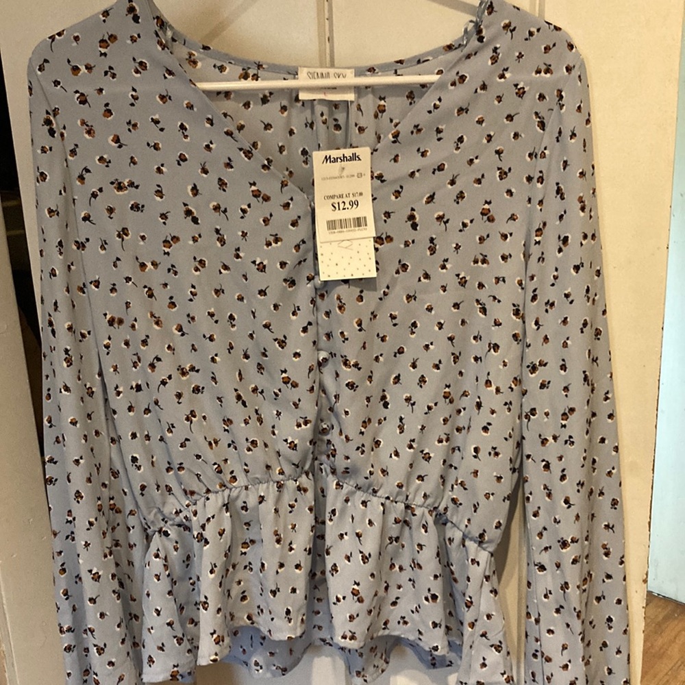Long sleeve blouse
